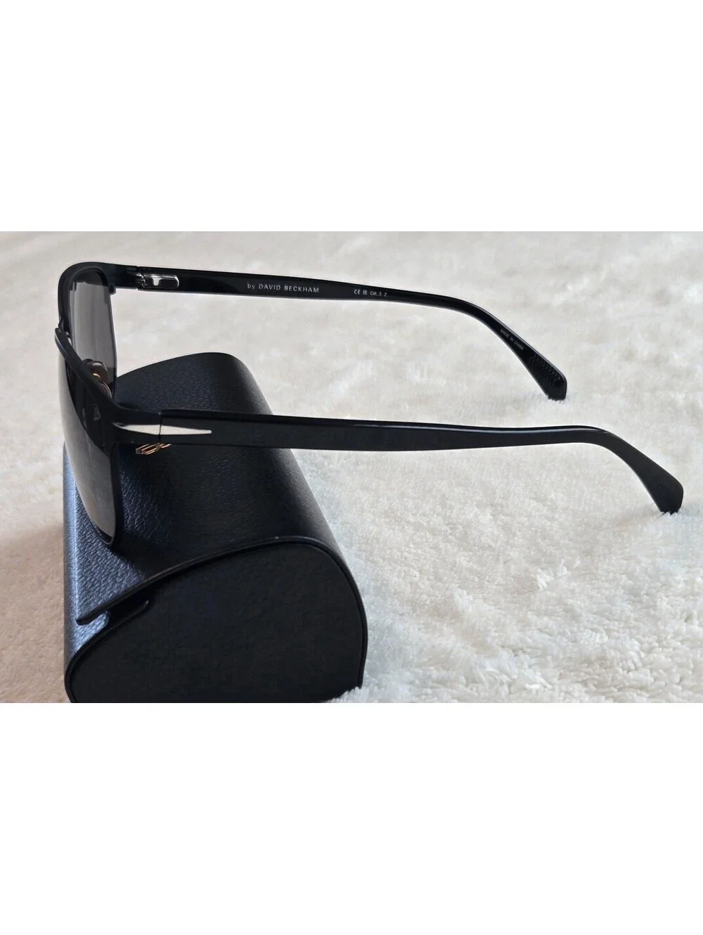 NEW DAVID BECKHAM DB1131S 124M9 POLARIZED Sunglasses, Mat Black/Gray, 59-18-14